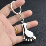 Small Feet Metal Keychain Gift - Image 4