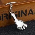 Small Feet Metal Keychain Gift - Image 5