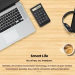 2.4G Dual-Mode Display Digital Keypad Cashier Office Computer Rechargeable Wireless Keyboard - Image 13