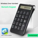 2.4G Dual-Mode Display Digital Keypad Cashier Office Computer Rechargeable Wireless Keyboard - Image 3