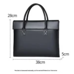 14 inch Laptop Bag Lightweight Laptop Bag Business Simple Handheld Briefcase - Image 3