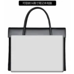 14 inch Laptop Bag Lightweight Laptop Bag Business Simple Handheld Briefcase - Image 4