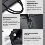 14 inch Laptop Bag Lightweight Laptop Bag Business Simple Handheld Briefcase - Image 9