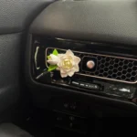 Car Aromatherapy Diffuser Stone Auto Air Vent Gardenia Decorative Fragrance