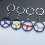 Car Steering Wheel Keychain Removable Key Pendant - Image 2