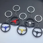 Car Steering Wheel Keychain Removable Key Pendant - Image 3