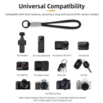 BRDRC Sports Camera Hand Lanyard With 1/4 inch Screw Loss Prevention Lanyard Wrist Strap Accessories - Image 12