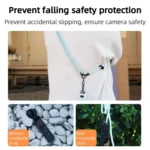 BRDRC Sport Camera Lanyard With 1/4 inch Screw Anti-Lost Crossbody Rope Accessory - Image 8