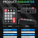 MKESPN K812 GASKET Aluminum Alloy RGB Hot-Swap Customized Wired Mini Mechanical Gaming Keyboard - Image 3