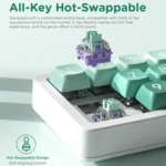 MKESPN K810 Joystick RGB Backlight Hot Swap Macro Customized Wired Mechanical Gaming Keyboard - Image 7