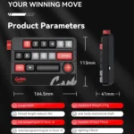 MKESPN RGB Hot Swap Wired Mechanical Keyboard Rocker Knob Programming Macro Custom Gaming Keyboard - Image 3