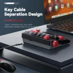 MKESPN RGB Hot Swap Wired Mechanical Keyboard Rocker Knob Programming Macro Custom Gaming Keyboard - Image 6