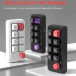 MKESPN 8-Key Wired Hot-Swappable Macro Definition Gaming Mechanical Keyboard With Knob - Image 4