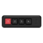 MKESPN 4-Key Macro Programmable Mechanical Gaming Keyboard With Dual USB-C Ports Hot-Swappable RGB Backlit