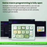 MKESPN W908 Wireless Tri-Mode Hot-Swappable Macro-Defined RGB Backlit Gaming Mechanical Keypad - Image 10