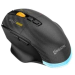MKESPN W601 Silent Wireless Tri-mode Macro Gaming Mouse Carbon Fiber 12800DPI Bluetooth Mouse - Image 2