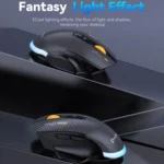 MKESPN W601 Silent Wireless Tri-mode Macro Gaming Mouse Carbon Fiber 12800DPI Bluetooth Mouse - Image 11