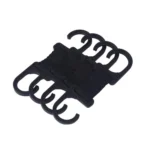 4pcs / Set Car Seatback Headrest Hooks Hidden Anti-Knock Car Rear Seat Organizer Hangers