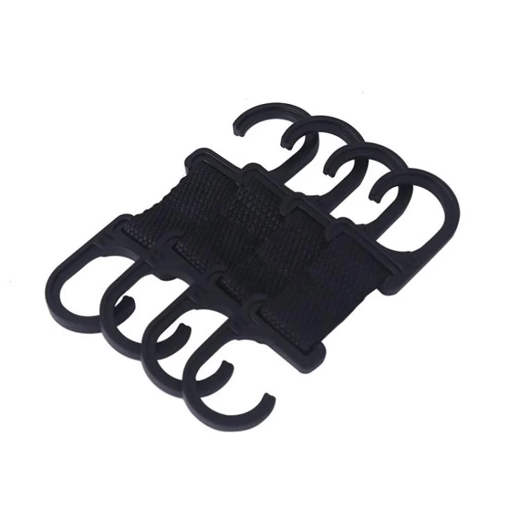 4pcs / Set Car Seatback Headrest Hooks Hidden Anti-Knock Car Rear Seat Organizer Hangers