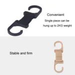 4pcs / Set Car Seatback Headrest Hooks Hidden Anti-Knock Car Rear Seat Organizer Hangers - Image 4