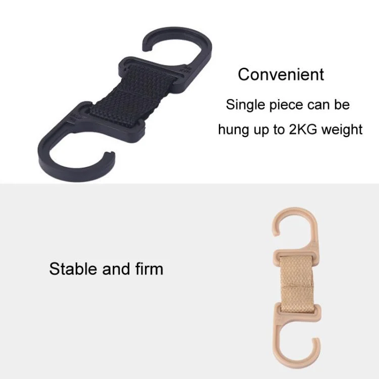 TBD06057391_B3.webp 4pcs / Set Car Seatback Headrest Hooks Hidden Anti-Knock Car Rear Seat Organizer Hangers - Image 4