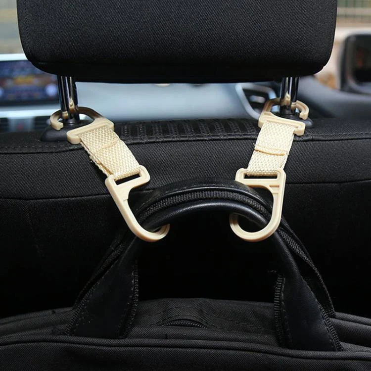 TBD06057391_B5.webp 4pcs / Set Car Seatback Headrest Hooks Hidden Anti-Knock Car Rear Seat Organizer Hangers - Image 6