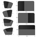 Universal Magnetic Car Sunshade Double Splicing Design Breathable Car Curtains - Image 3