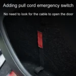 1pair For Tesla New Model 3 / Y Door Emergency Safety Pull Cord - Image 4