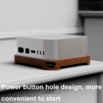 For MAC Mini M4 Wooden Desktop Host Bracket Base Heat Dissipation Rack - Image 4