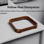 For MAC Mini M4 Wooden Desktop Host Bracket Base Heat Dissipation Rack - Image 6