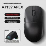 Ajazz AJ159 APEX Gaming Mouse PAW3395 Wireless Tri-Mode Lightweight With Charging Dock Mouse - Image 4