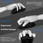 Ajazz AJ139 Pro Gaming Mouse Lightweight PAW3395 Wireless 2.4G + Wired Dual Mode Computer Mouse - Image 9