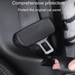 For Tesla Model 3 / Y Car Seat Belt Anti-Collision Silicone Protective Cover - Image 5