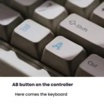 8BitDo Retro87 M Mechanical Keyboard Vintage Wireless Bluetooth / 2.4G / Wired Triple Mode Connection Keyboard - Image 6