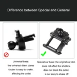 For Kia Left Driving Car Special Mobile Phone Navigation Bracket Base - Image 2