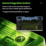 8BitDo Retro87 Mechanical Keyboard Retro RGB Lighting Green Transparent Keyboard With Large Keys - Image 11