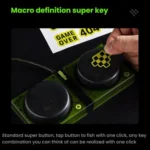 8BitDo Retro87 Mechanical Keyboard Retro RGB Lighting Green Transparent Keyboard With Large Keys - Image 12