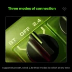 8BitDo Retro87 Mechanical Keyboard Retro RGB Lighting Green Transparent Keyboard With Large Keys - Image 7