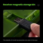 8BitDo Retro87 Mechanical Keyboard Retro RGB Lighting Green Transparent Keyboard With Large Keys - Image 9