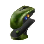 8BitDo Retro R8 Green Translucent Wireless Mouse With Charging Base - Image 2