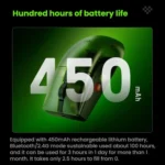 8BitDo Retro R8 Green Translucent Wireless Mouse With Charging Base - Image 7