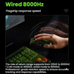 8BitDo Retro R8 Green Translucent Wireless Mouse With Charging Base - Image 9