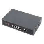Waveshare 120W Industrial 4-Ports Gigabit Ethernet PoE Switch