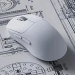 Ajazz AJ199 MAX Wireless 2.4GHz Wired BT Tri-Mode Mouse PAW3395 Lightweight Gaming Mouse - Image 9