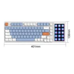 Ajazz AKP815 81 Keys Wired Mechanical Keyboard RGB Backlit LCD Screen Visual Programming Custom Driver Gaming Keyboard - Image 2