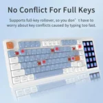 Ajazz AKP815 81 Keys Wired Mechanical Keyboard RGB Backlit LCD Screen Visual Programming Custom Driver Gaming Keyboard - Image 6