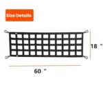Heavy-Duty Pickup Truck Tailgate Cargo Net - Image 2