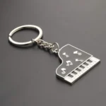 Diamond Dripping Glue Piano Metal Keychain Pendant - Image 5