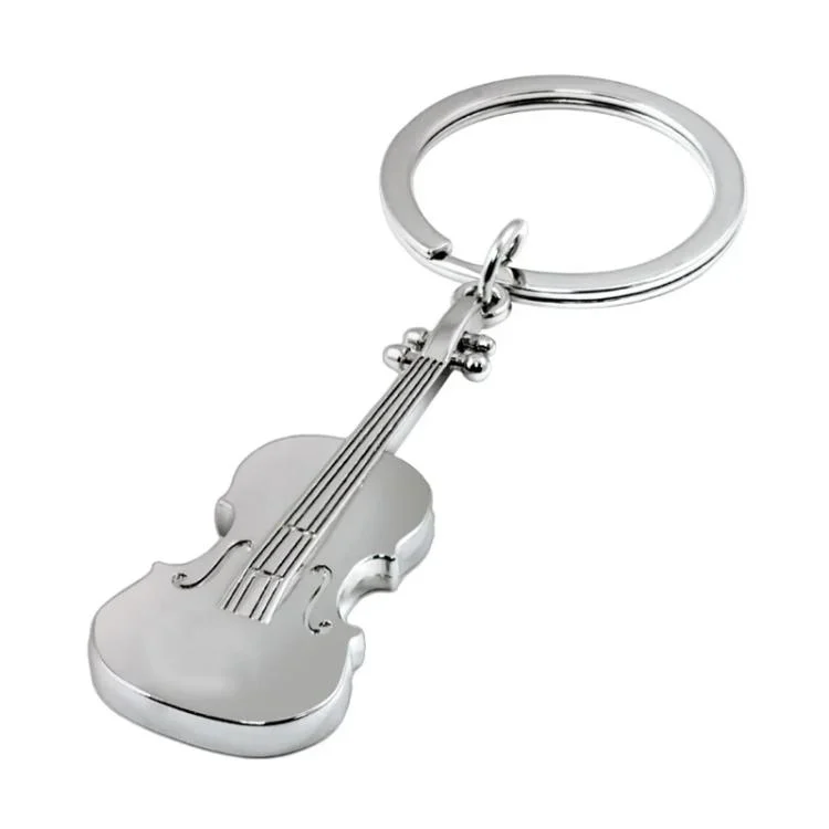 TBD06058013.webp Violin Metal Keychain Pendant - Image 1