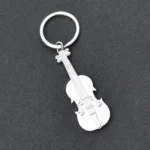 Violin Metal Keychain Pendant - Image 2